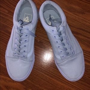 Pastel Blue Vans